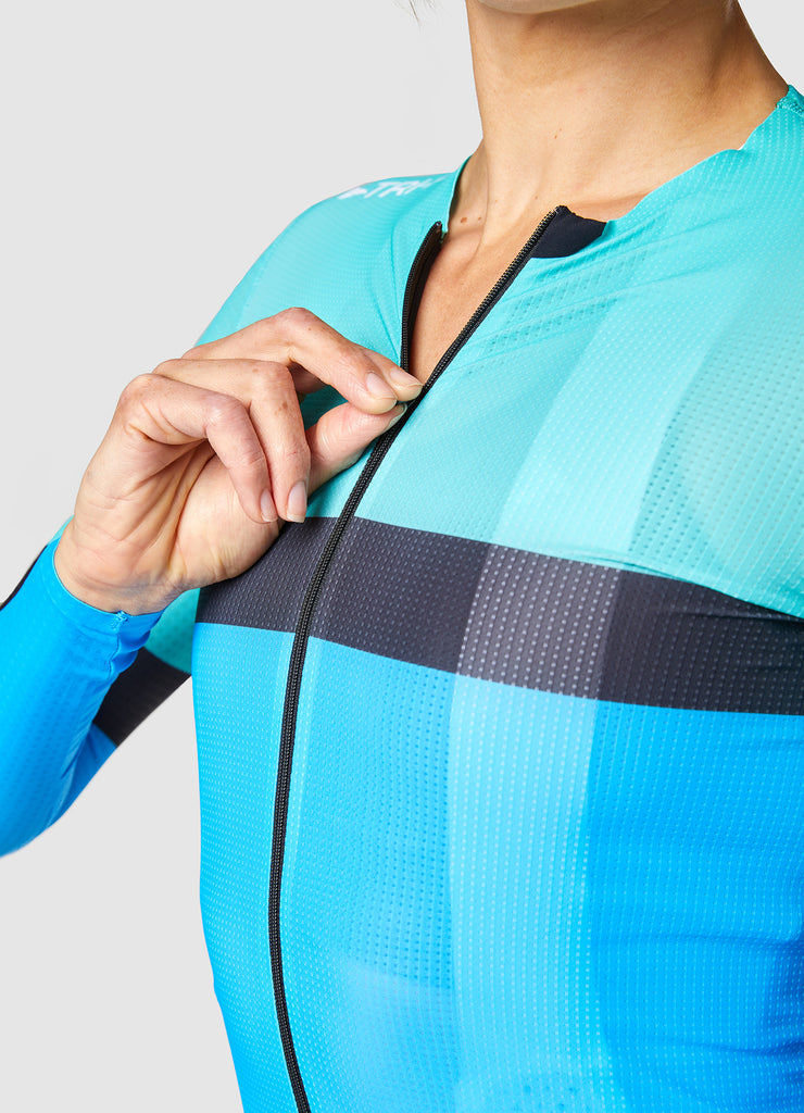 TRI-FIT SYKL PRO Earth Long Sleeve Women's Cycling Jersey, available now as part of the TRI-FIT SYKL PRO EARTH Long Sleeve Bundle