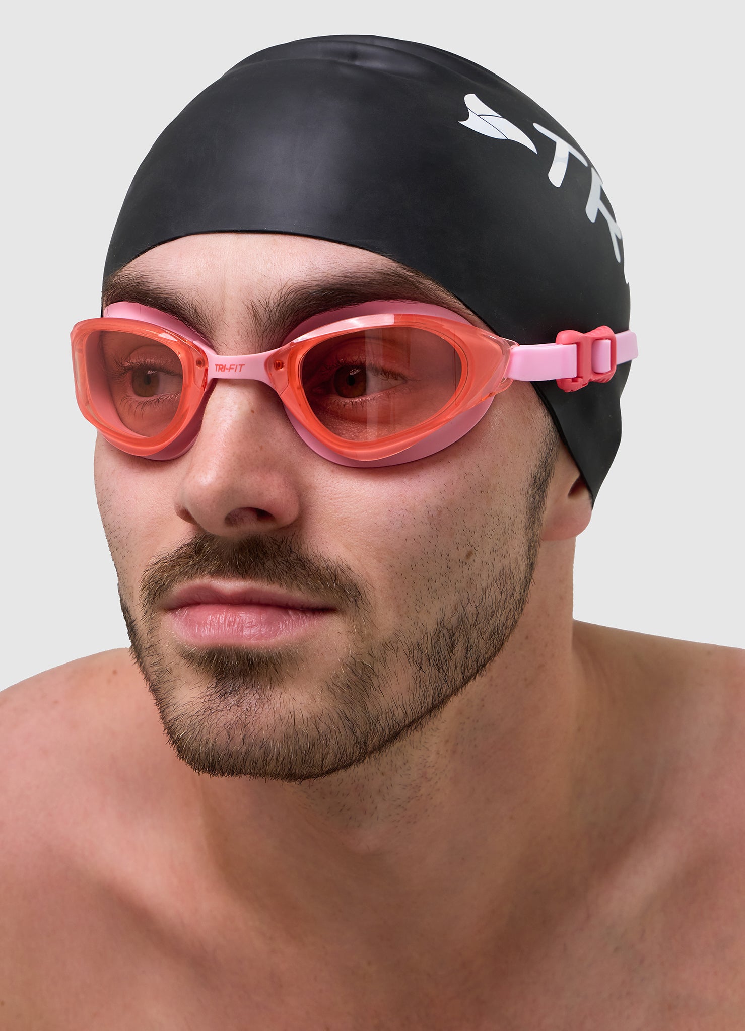how should swim goggles fit TRI-FIT VOLT PINK Goggles