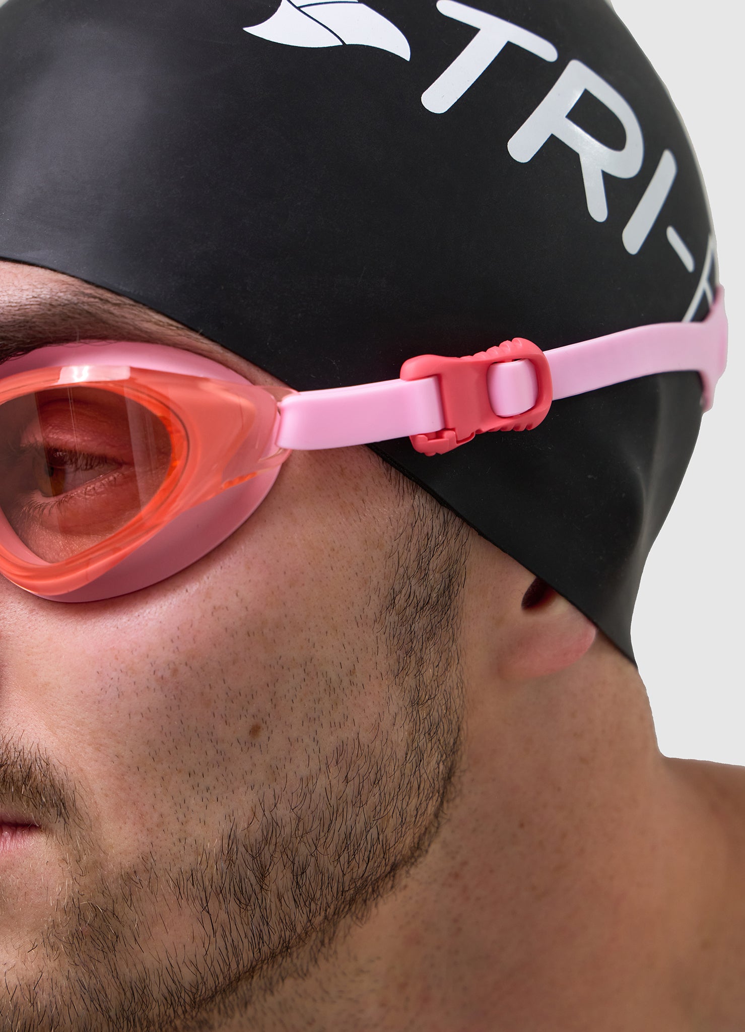 can you swim with pink eye if you wear goggles TRI-FIT VOLT PINK Goggles