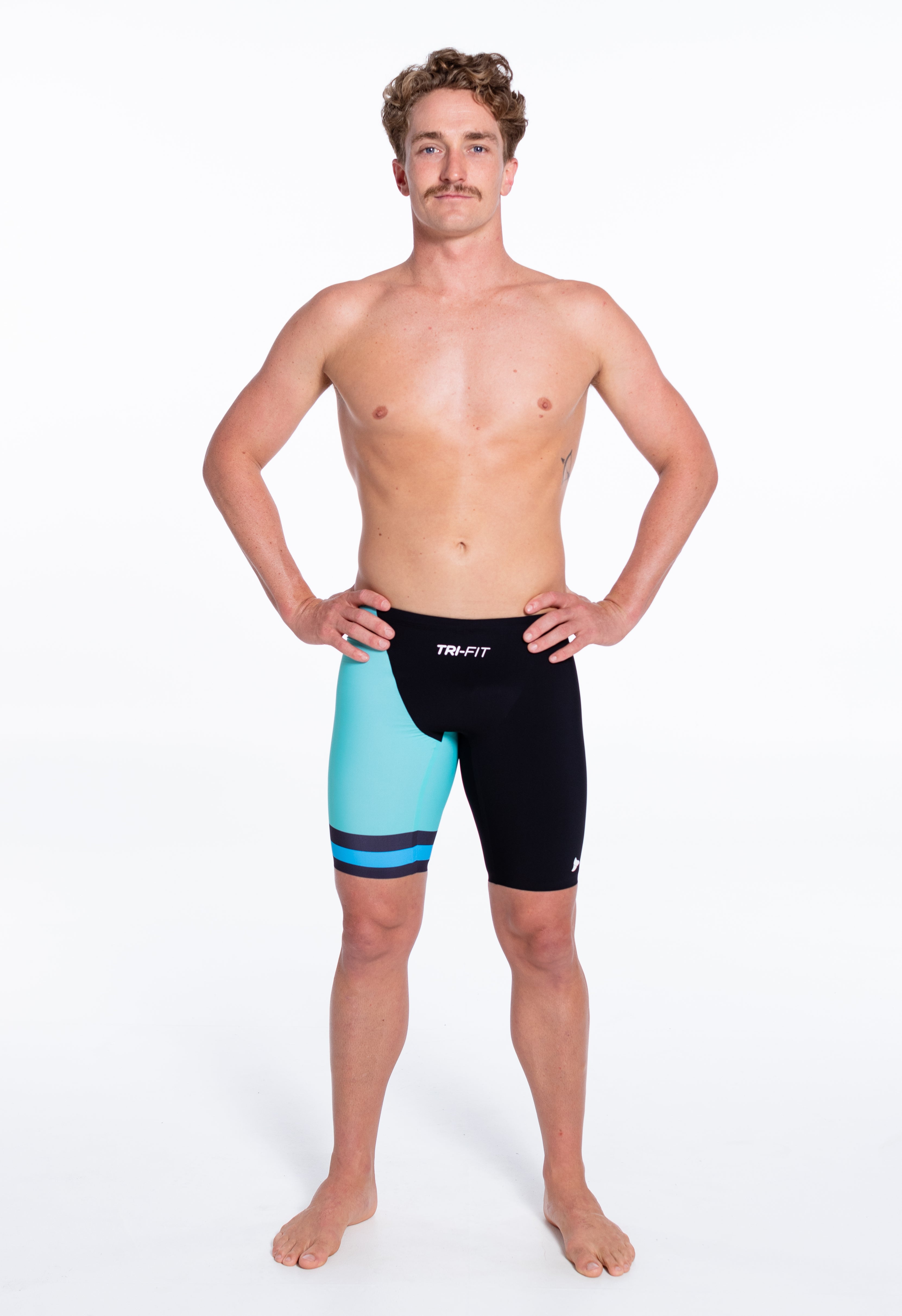 Men Swim Jammers Swimming Trunks Plus Size Swim Shorts Tight Quick Dry  Swimwear