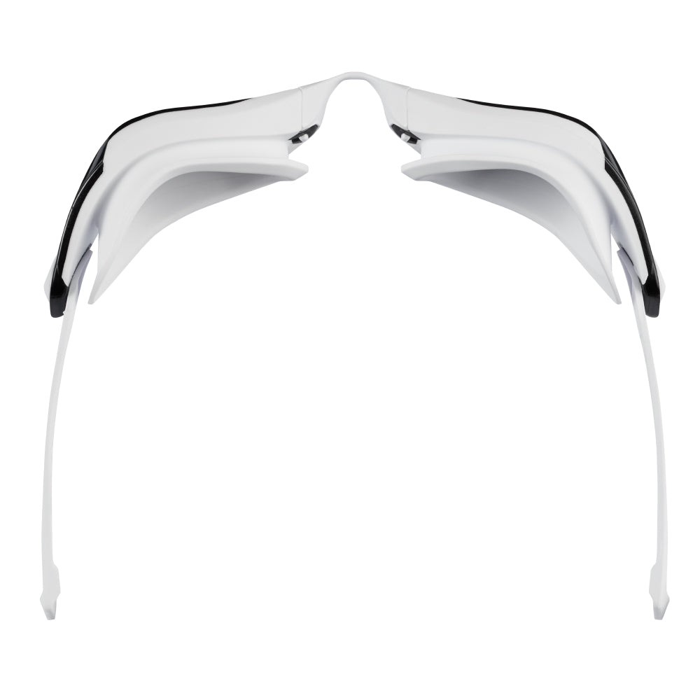 TRI-FIT PROPEL Swim Goggles in white with silver mirrored lens. Part of the award-winning TRI-FIT Goggle range.