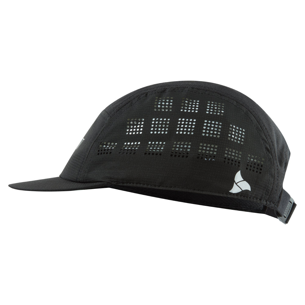 TRI-FIT AirEdge Ultra-Light Running Cap BLACK EDITION Side Holes
