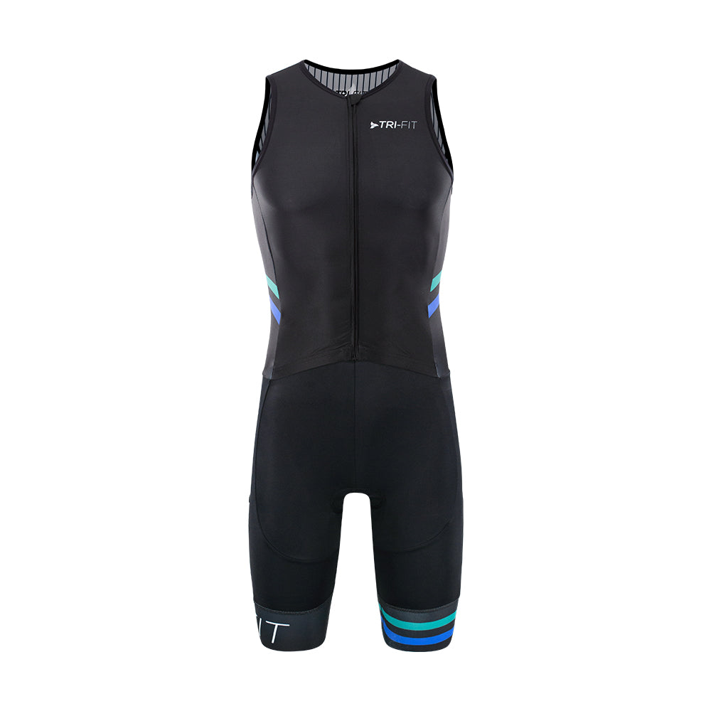 TRI-FIT EVO Sleeveless Black Men's Tri Suit, available online now